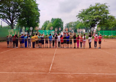 Tennisprojekt beim TC Neuss-Reuschenberg.